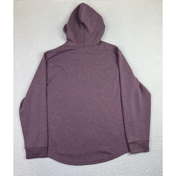 Legends Hawthorne Tech Hoodie Mens 2XL Purple Stretch Jersey Pullover Sweatshirt - Picture 2 of 9